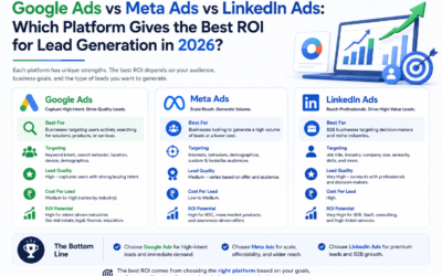 Google Ads vs Meta Ads vs LinkedIn Ads: Which Platform Gives the Best ROI for Lead Generation in 2026?