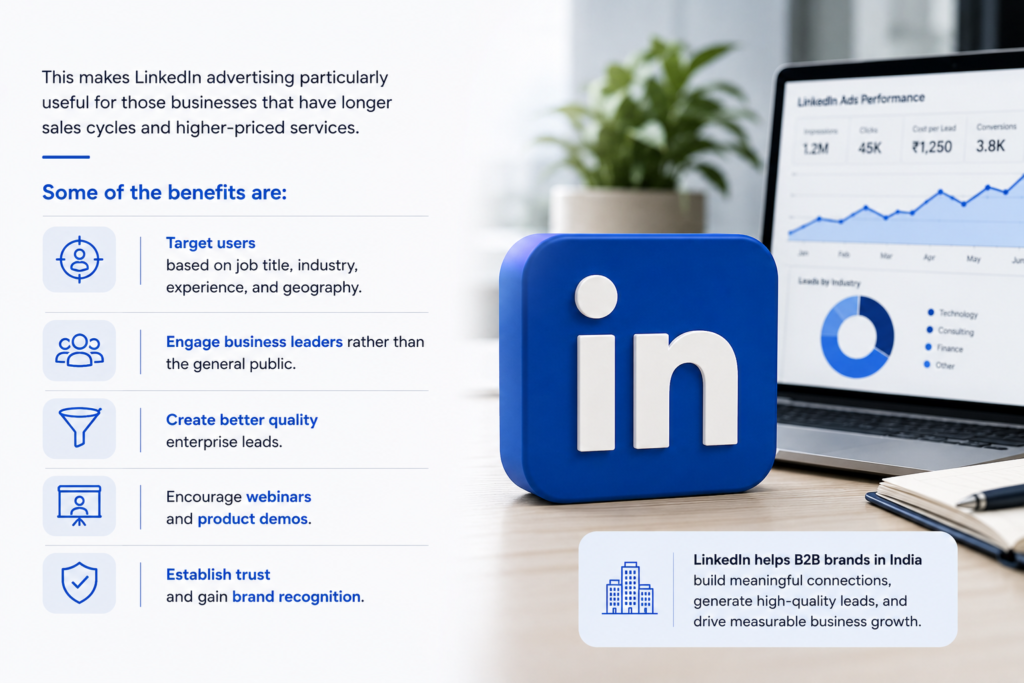 benefits of linkedIn ads 